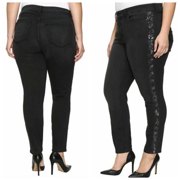 nydj alina legging jeans black